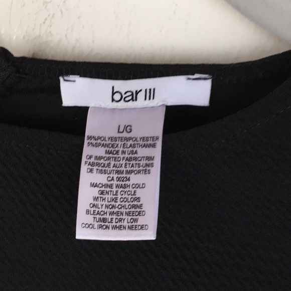 NWT Bar III Black Flared Dress - Picture 3 of 4